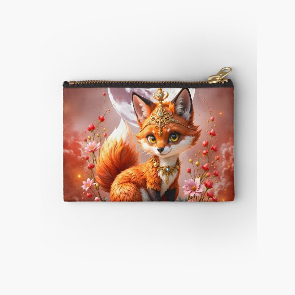 Item preview, Moonlit Ember Fox – Celestial Fantasy Guardian designed and sold by nicky2342.