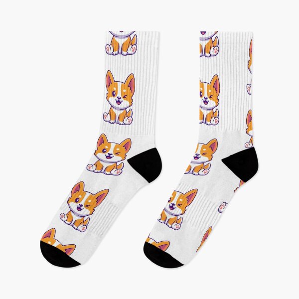 Item preview, Cute Winking Corgi Puppy Cartoon Kawaii Dog designed and sold by mseymo.