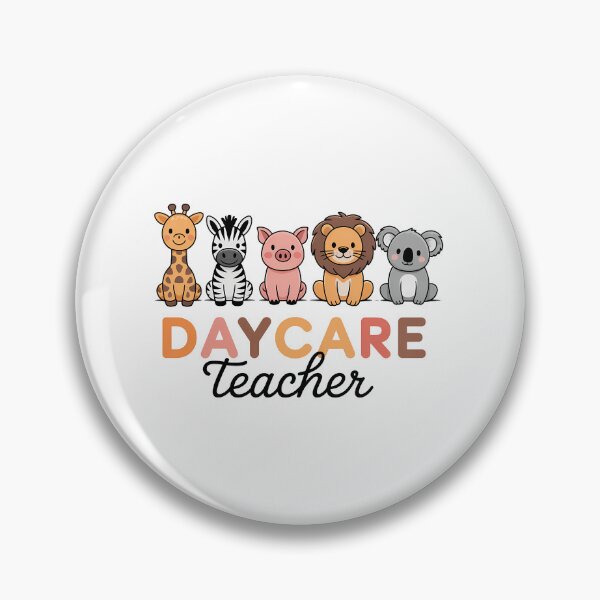 Item preview, Daycare Teacher Animals Daycare Provider Back to School designed and sold by SapfireStuArt.