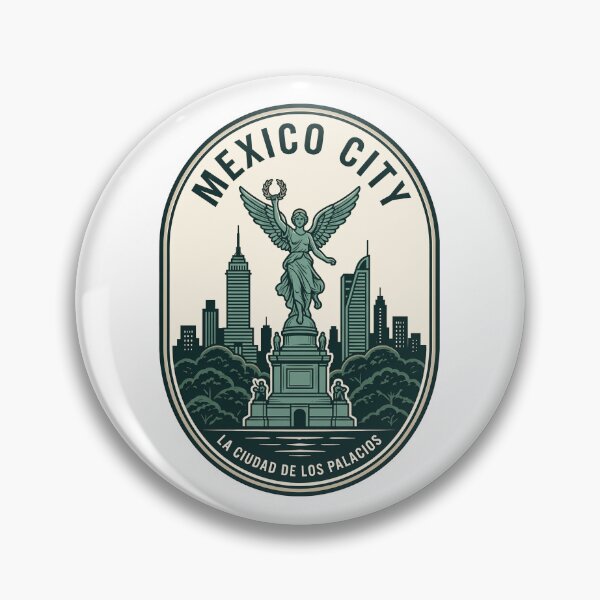 Item preview, Mexico City Angel of Independence Vintage Badge designed and sold by k3rstman1.