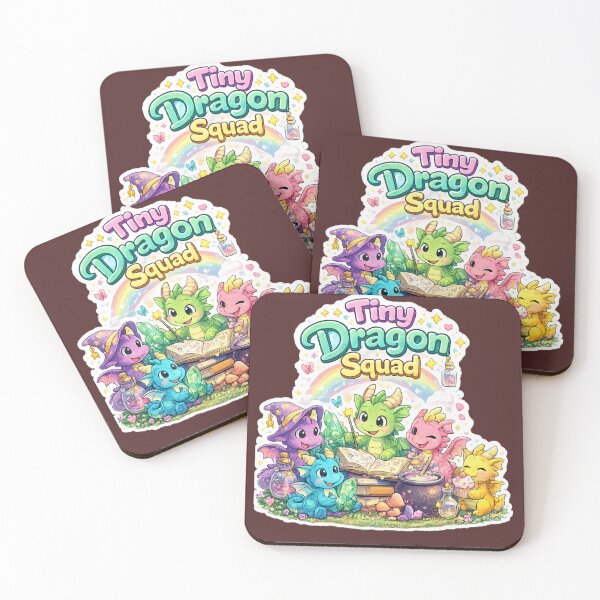 Item preview, Tiny Dragon Squad Cute Kawaii Fantasy Art designed and sold by Artbysarmina.