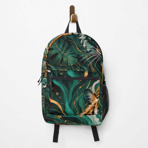 Item preview, Powerful Tiger Portrait with Emerald and Gold Aesthetic designed and sold by ms_illustration.