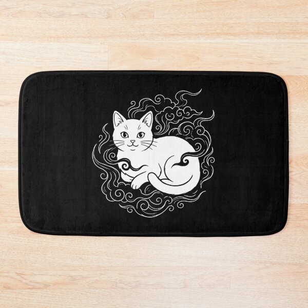 Item preview, Zen Sleeping Celestial Cat Cosmic Mandala Sketch designed and sold by WhiteInkMini.