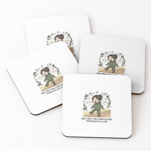 Item preview, Abort Take A Different Route Pretend You're On A Call - Introvert Survival designed and sold by IntrovertEngineer11.