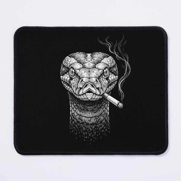 Item preview, Funny Snake Smoking Meme Animal Lover designed and sold by DoodleTortle.