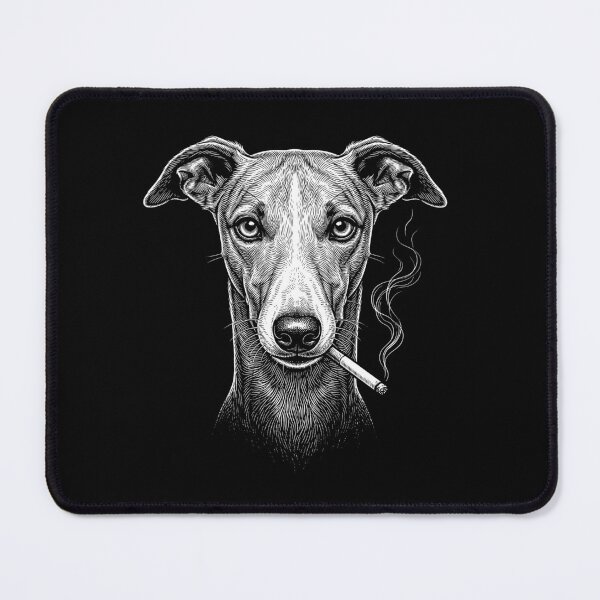 Item preview, Funny Whippet Smoking Meme Dog Owner designed and sold by DoodleTortle.