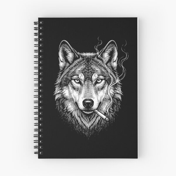 Item preview, Funny Wolf Smoking Meme Animal Lover designed and sold by DoodleTortle.
