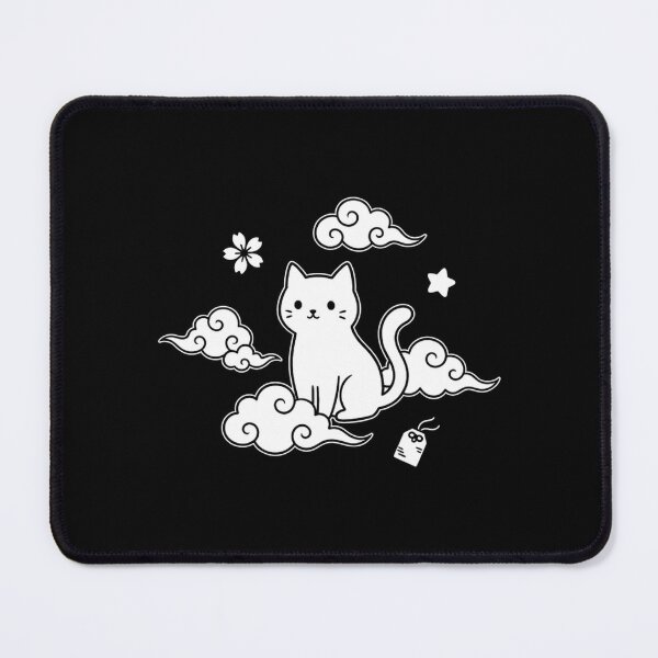 Item preview, Heavenly Cloud Cat Mystical Starry Sky Sketch designed and sold by WhiteInkMini.