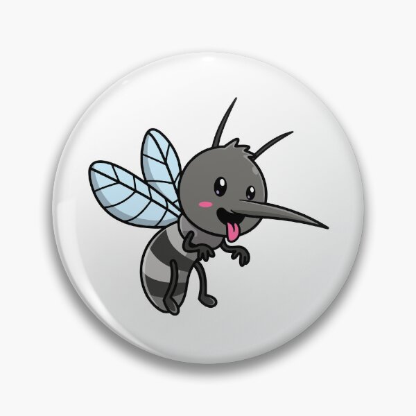 Item preview, Funny Cute Mosquito Cartoon Silly Insect Bug designed and sold by mseymo.