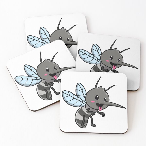 Item preview, Funny Cute Mosquito Cartoon Silly Insect Bug designed and sold by mseymo.