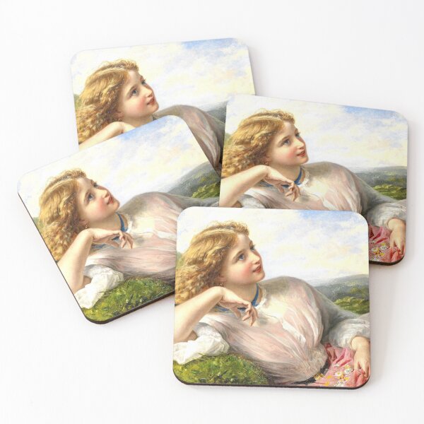 Item preview, The Song of the Lark by Sophie Gengembre Anderson (1865) // Public Domain designed and sold by Vernissage-dart.