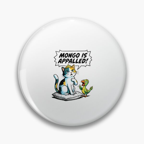 Item preview,  Mongo Appalled Cat And Parrot designed and sold by PamoHunter.