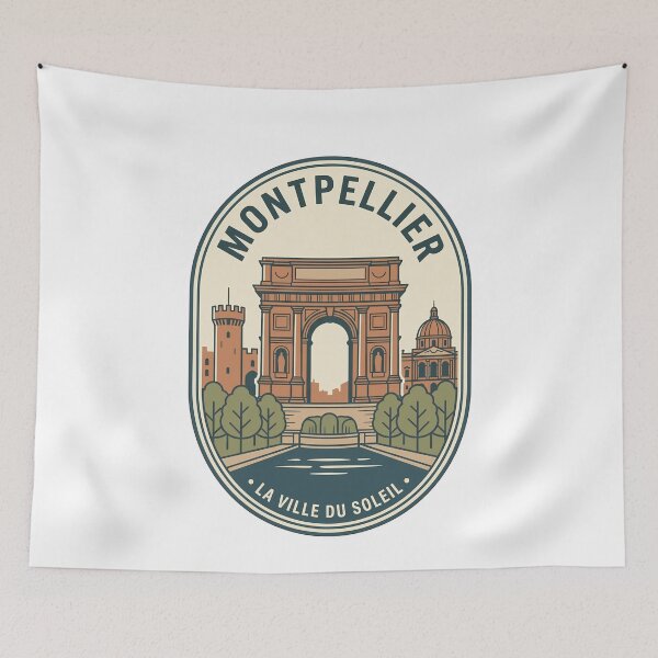 Item preview, Vintage Montpellier France Travel Badge designed and sold by k3rstman1.