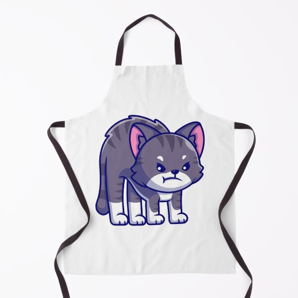 Item preview, Angry Grumpy Tabby Cat Hissing Spooky Pose designed and sold by mseymo.