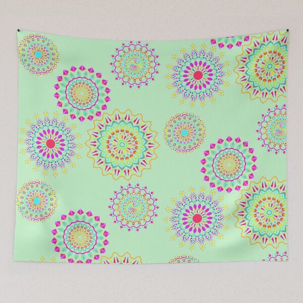 Item preview, Summery Stenciled Mandalas  designed and sold by JaygiesDesign.