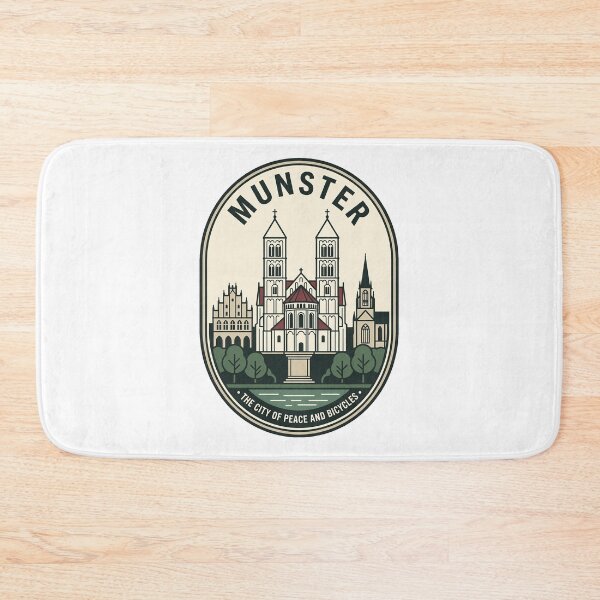 Item preview, Vintage Munster Germany City Of Peace and Bicycles designed and sold by k3rstman1.