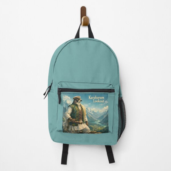Item preview, Karakorum Lookout Pakistan Eagle Mountain Travel Poster designed and sold by AuraloomAtelier.