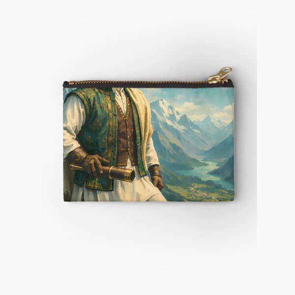 Item preview, Karakorum Lookout Pakistan Eagle Mountain Travel Poster designed and sold by AuraloomAtelier.