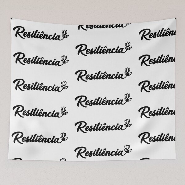 Item preview, Resiliencia Motivational Script Sticker Rose Aesthetic Typography designed and sold by Olivra.
