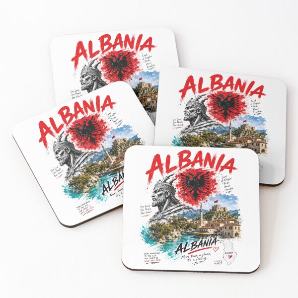 Item preview, Albania Spirit – Land of Eagles Vintage Travel designed and sold by Countries&Cities Shop.