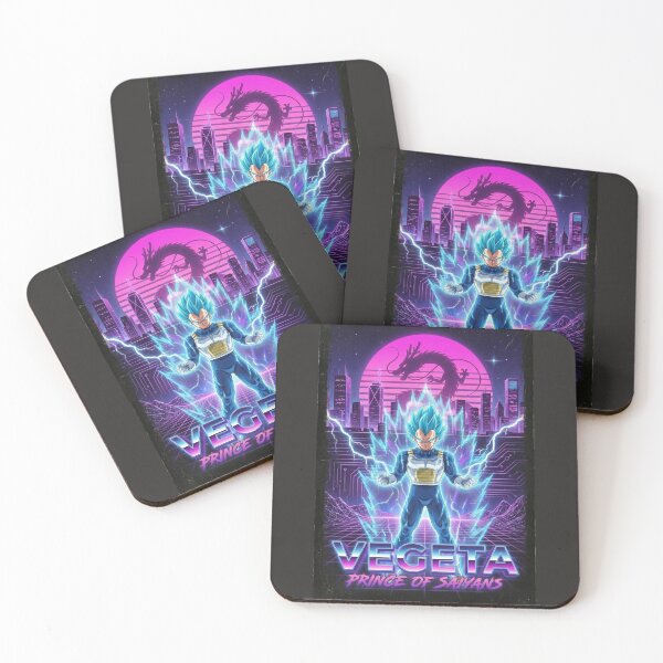 Item preview, Vegeta Prince of Saiyans Retro Synthwave designed and sold by drhett09.