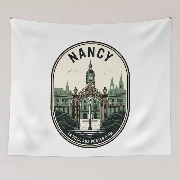 Item preview, Vintage Nancy France Place Stanislas Travel Poster designed and sold by k3rstman1.