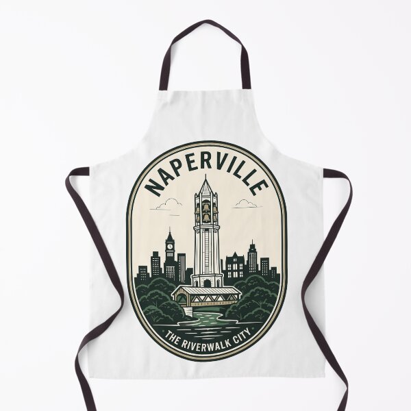Item preview, Naperville Illinois Riverwalk City Moser Tower Vintage designed and sold by k3rstman1.