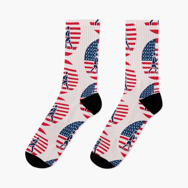 Item preview, USA Wrestling Silhouette with American Flag – Patriotic Grappling Athlete Design designed and sold by zohocreations.
