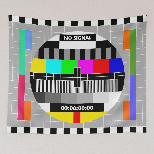 Item preview, Retro TV Test Screen designed and sold by HSDESIGNS  SHOP.