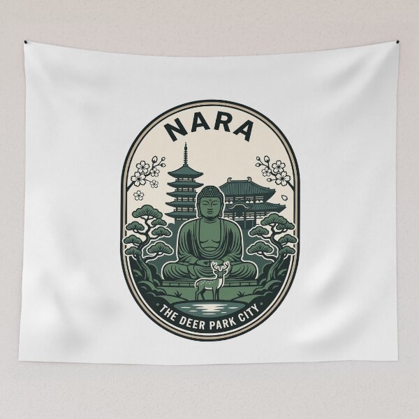 Item preview, Nara Japan Great Buddha Deer Park Travel designed and sold by k3rstman1.