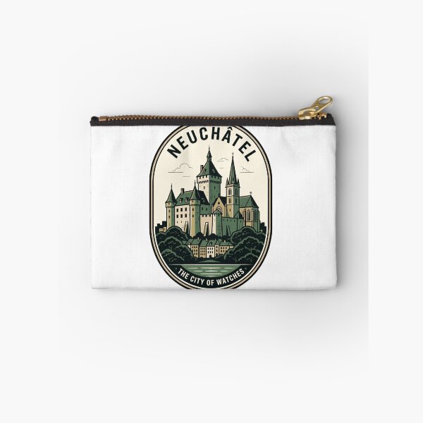 Item preview, Neuchâtel Switzerland Castle Vintage Travel Badge designed and sold by k3rstman1.