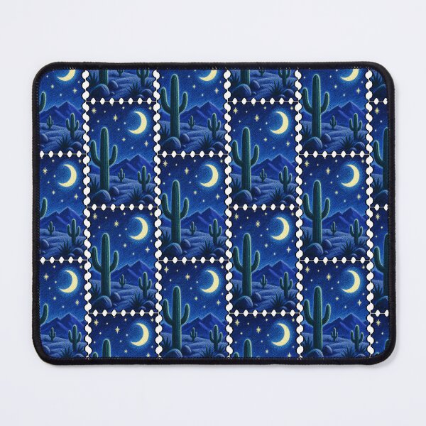 Item preview, Starry Desert Night Stamp Art designed and sold by steekeets.