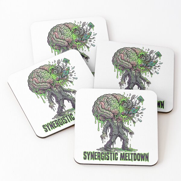 Item preview, Synergistic Meltdown | Corporate Brainrot Horror designed and sold by SignalStatic.