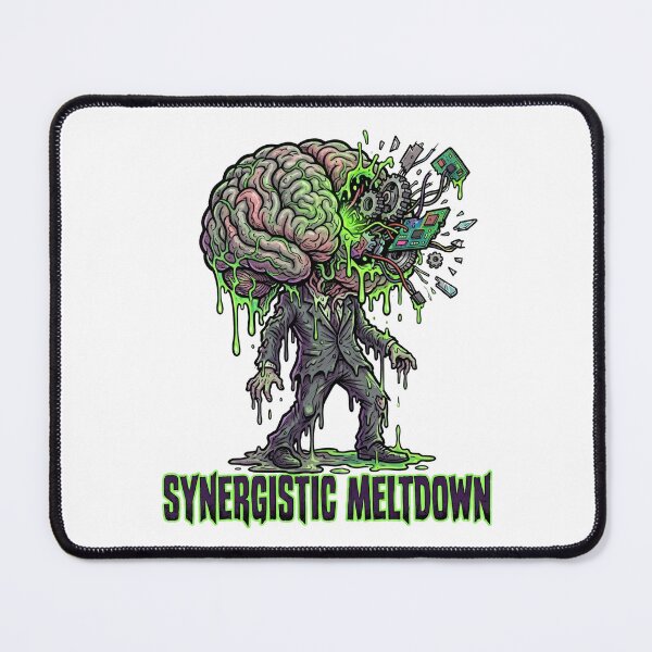 Item preview, Synergistic Meltdown | Corporate Brainrot Horror designed and sold by SignalStatic.
