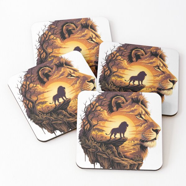 Item preview, Lion King of the Savanna Golden Sunset designed and sold by Jedillm .