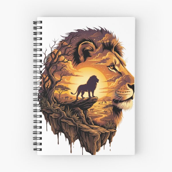 Item preview, Lion King of the Savanna Golden Sunset designed and sold by Jedillm .