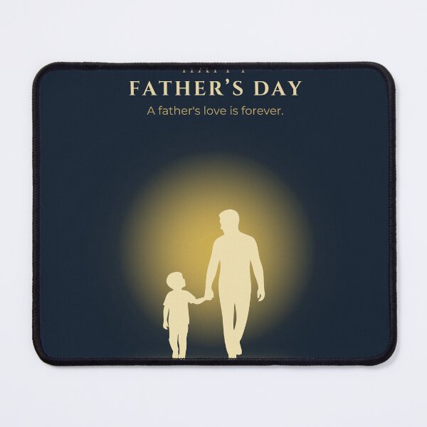 Item preview, Luxury Navy Blue Happy Father’s Day Minimal Design designed and sold by Uvclick.