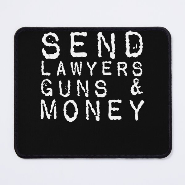 Item preview, Send Lawyers, Guns and Money Warren Zevon Text designed and sold by EychanchanArt.
