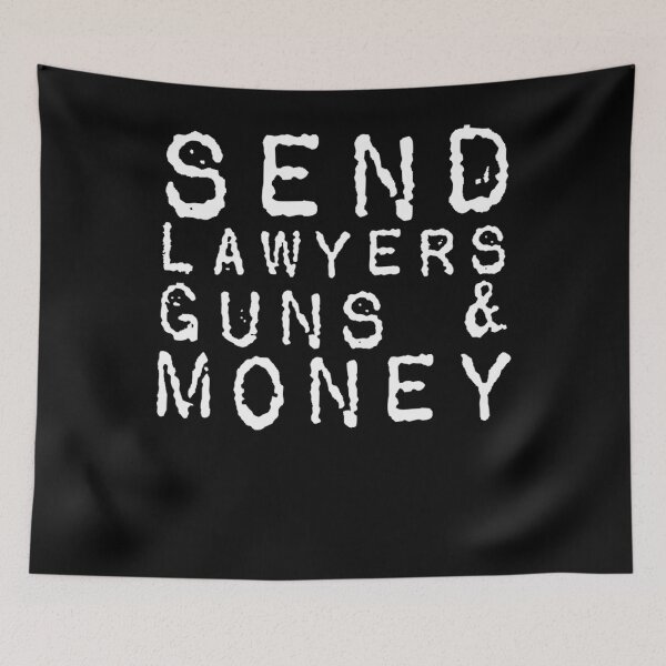 Item preview, Send Lawyers, Guns and Money Warren Zevon Text designed and sold by EychanchanArt.