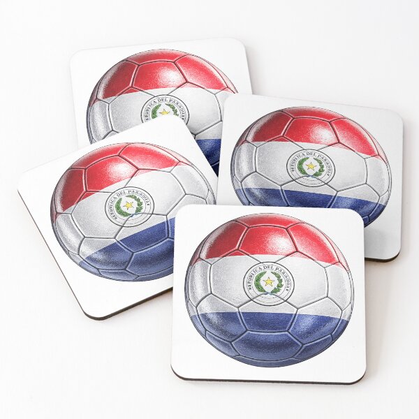 Item preview, Paraguay Football Flag Design designed and sold by redsharkuk.