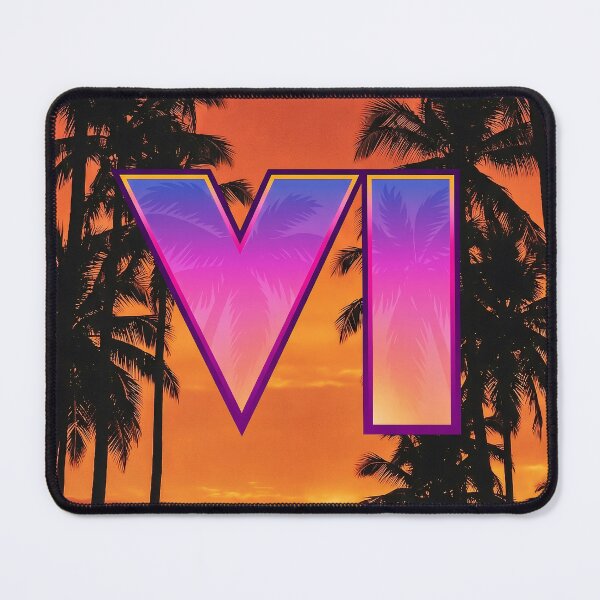 Item preview, GTA 6 Logo Vice City Miami Vibes  designed and sold by Fun&Design.