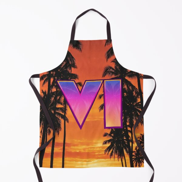 Item preview, GTA 6 Logo Vice City Miami Vibes designed and sold by Fun&Design.
