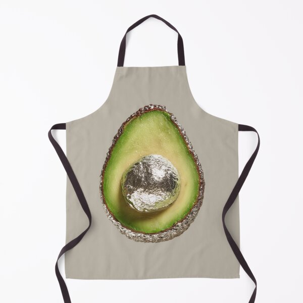 Item preview, Silver Avocado – Metallic Avocado Art Design for Food Lovers designed and sold by WordPlayStudio.