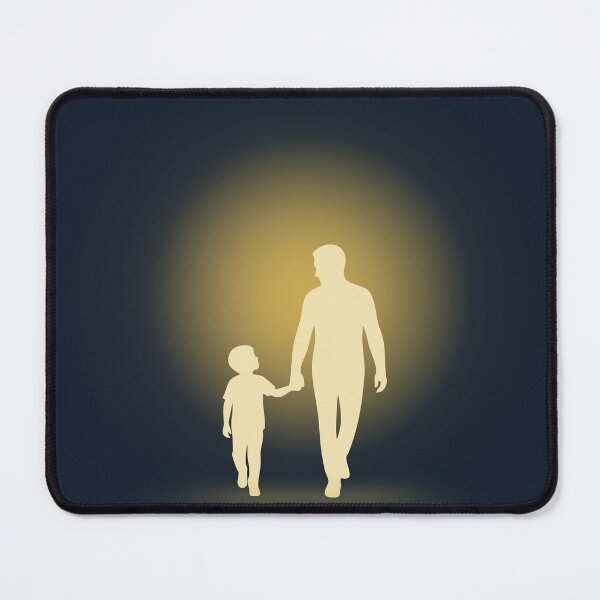 Item preview, Premium Navy Blue Father Child Luxury Artwork designed and sold by Uvclick.
