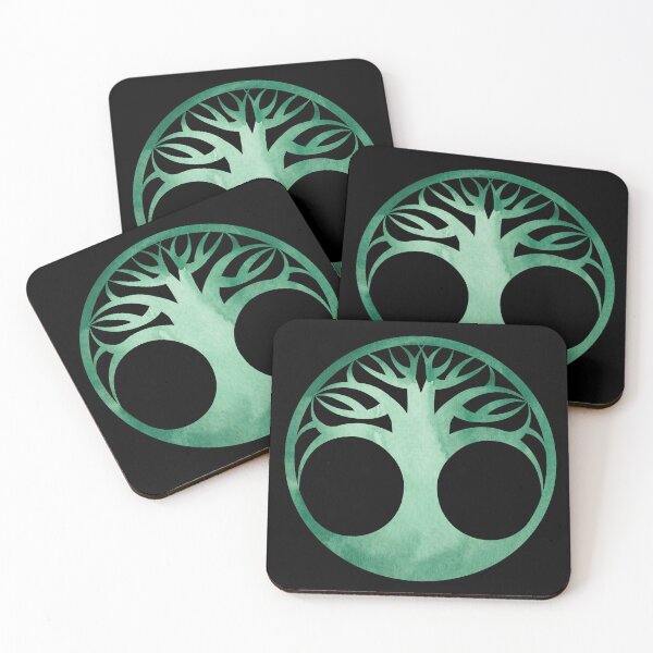 Item preview, Green Watercolor Tree of Life designed and sold by geraldineMS.