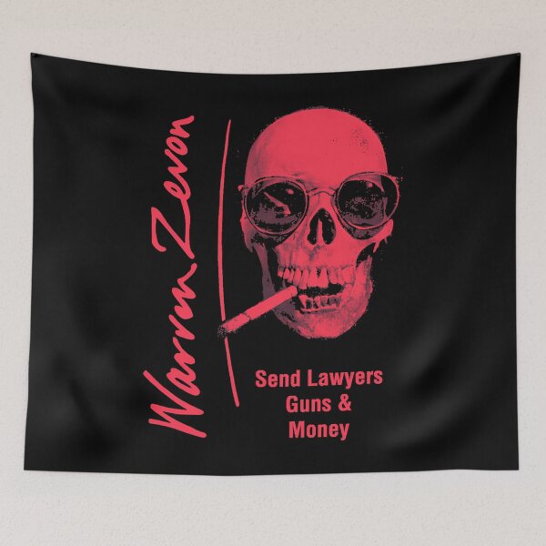 Item preview, Skull Warren Zevon Send Lawyers, Guns and Money  designed and sold by EychanchanArt.