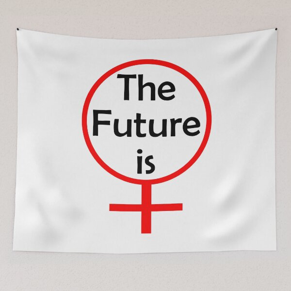 Item preview, The Future is Female Red and Black for women activist designed and sold by timizar.