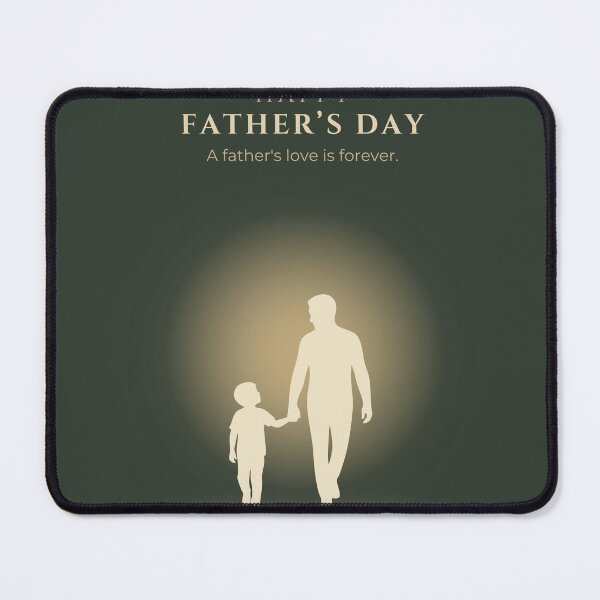 Item preview, Elegant Olive Green Happy Father’s Day Illustration designed and sold by Uvclick.