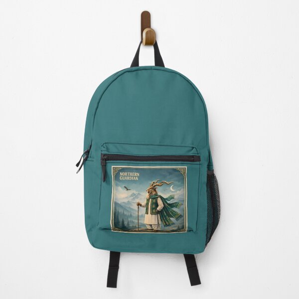 Item preview, Northern Guardian Markhor Pakistan Mountain Travel Poster designed and sold by AuraloomAtelier.