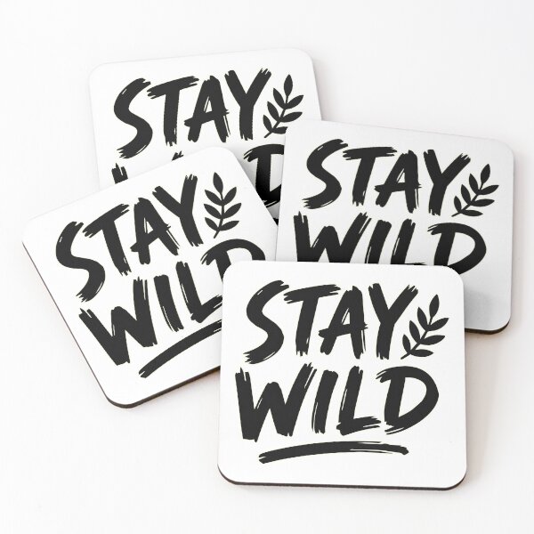 Item preview, Stay Wild Adventure Quote Sticker designed and sold by Olivra.